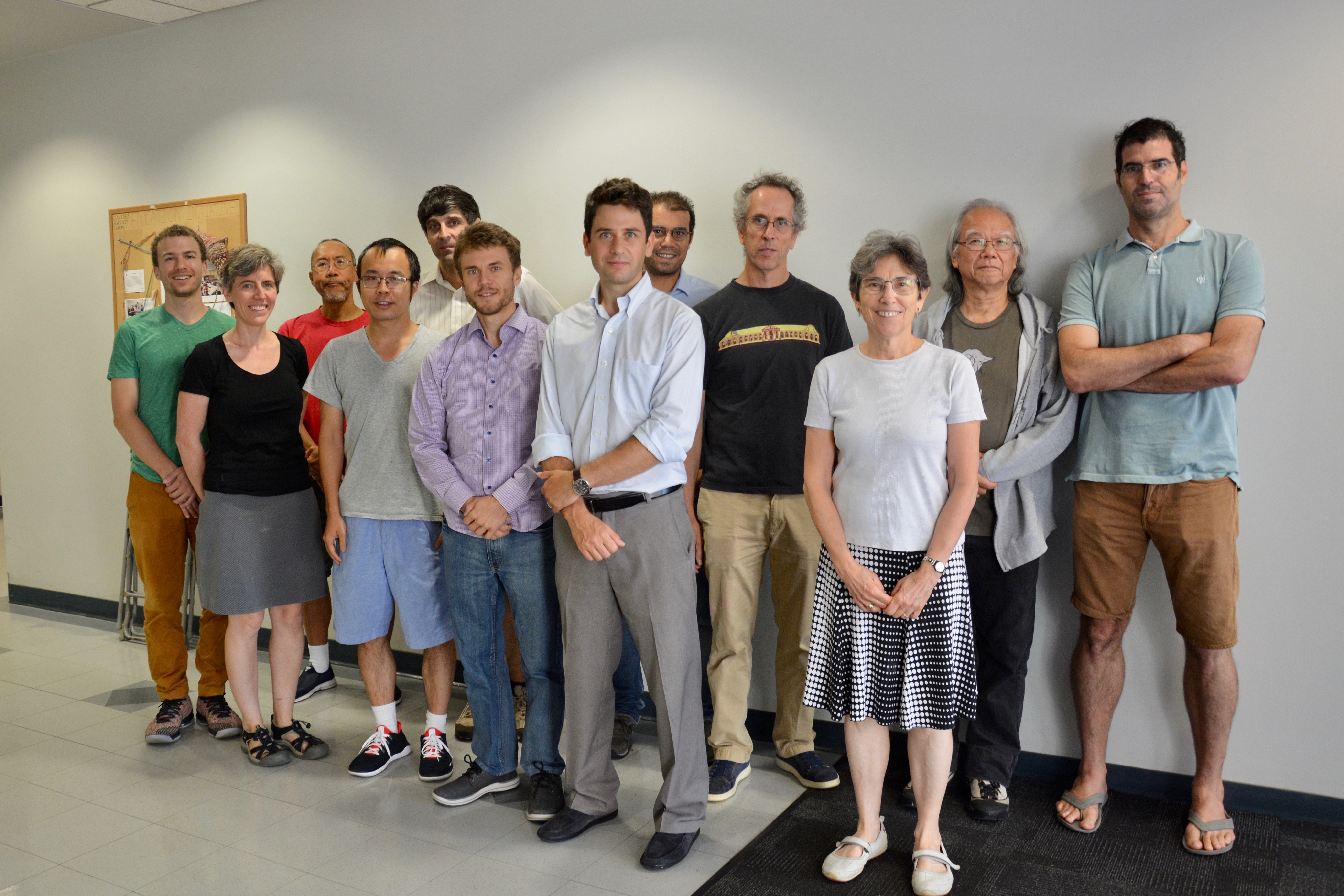 Math department faculty members